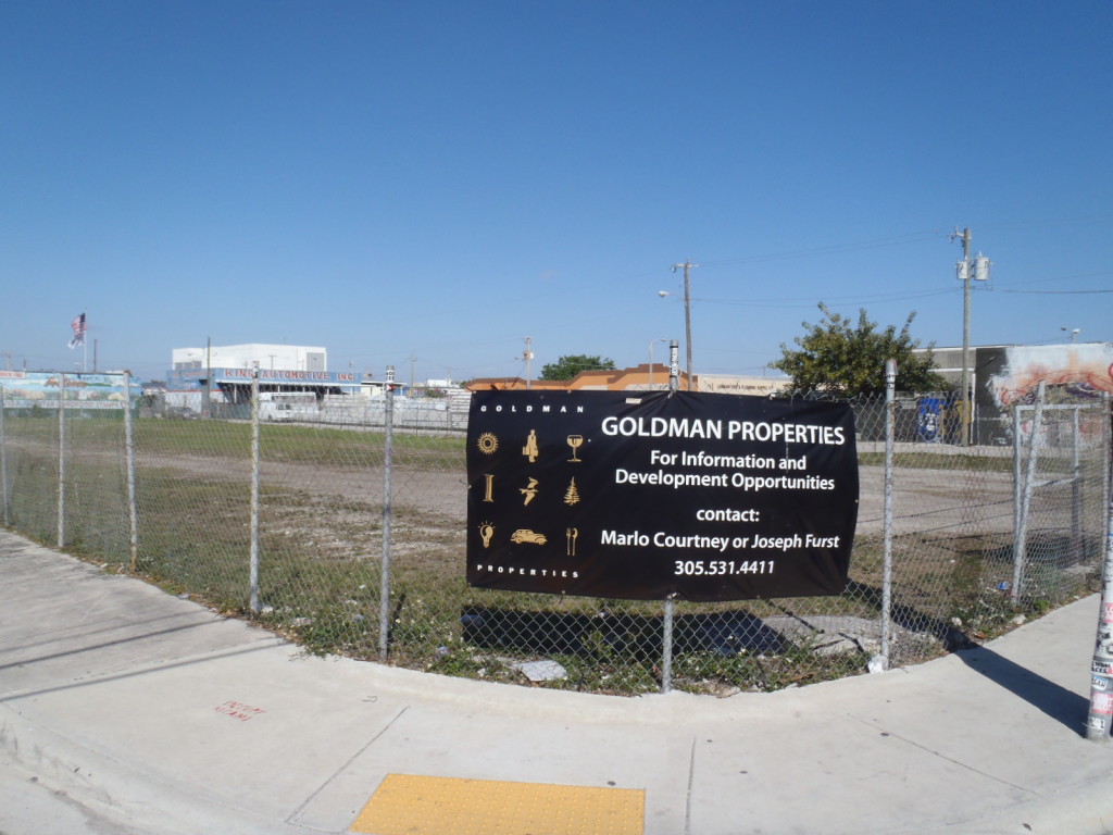 . Goldman Properties has recently announced a residential development on the corner of NW2nd Ave and NW 27th Street (NW corner). 